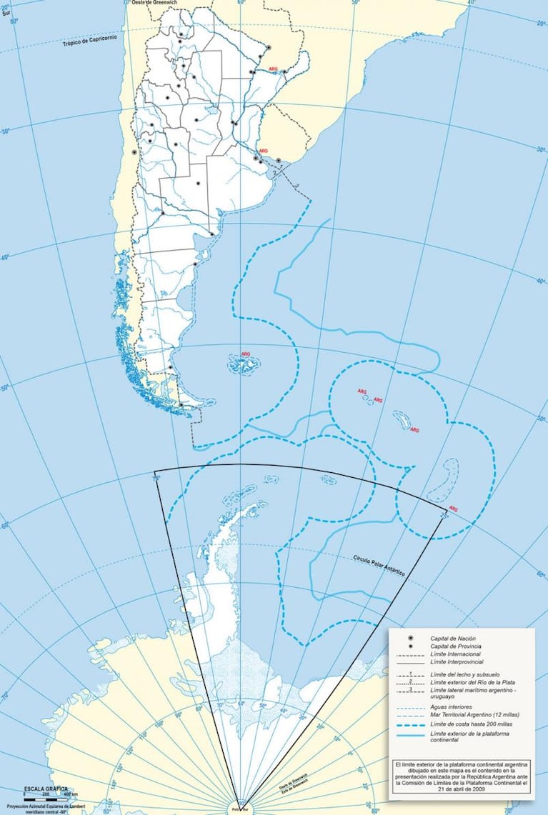  Malvinas: la ONU aprobó extender la plataforma marítima argentina