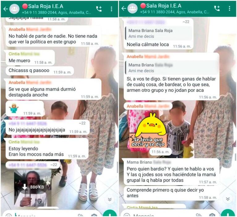 "Mamá luchona": los audios de WhatsApp que desataron la brutal pelea de padres