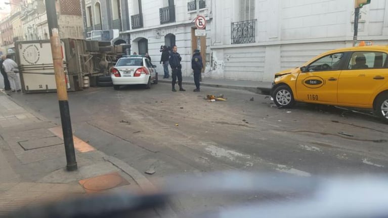 Mañana accidentada en la ciudad