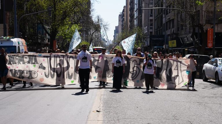 Manifestación y pedido de justicia por Agostina Vega en Córdoba. Imagen: Nerina Corte/El Doce. 