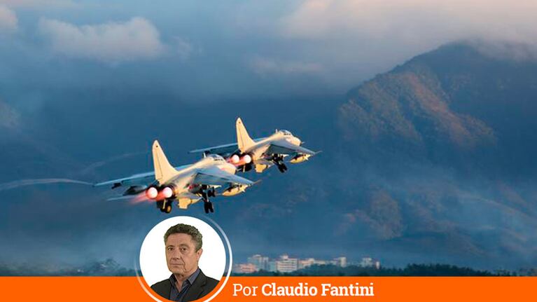 Maniobras militares cerca de Taiwán.
