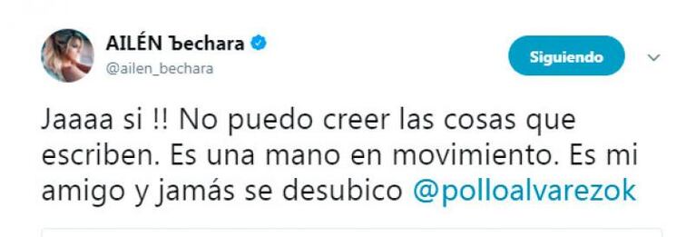 Mano tramposa: escracharon al Pollo Álvarez con Ailén Bechara