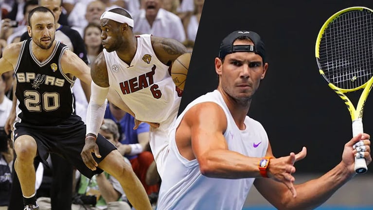 Manu, LeBron y Rafa comparten lo que se llama lateralidad cruzada.