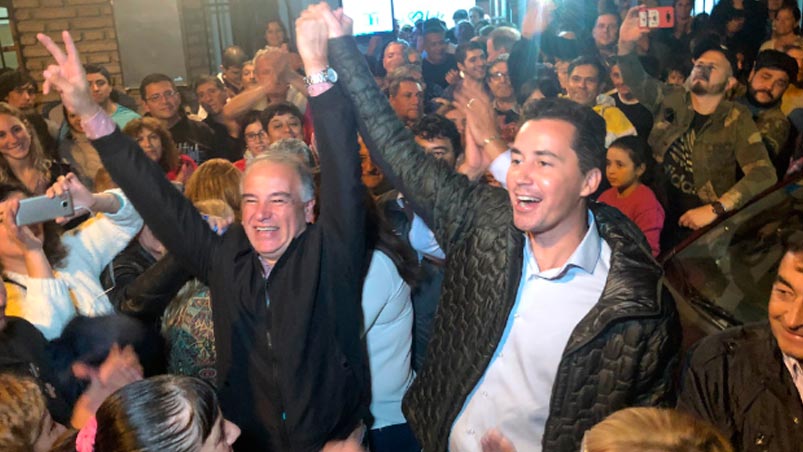 Manuel Calvo acompañó al actual intendente de Santa Rosa que fue reelecto.