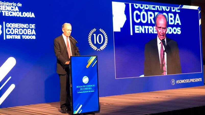 Manuel Tagle, presidente de la Bolsa de Comercio de Córdoba.