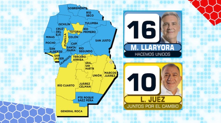 Mapa: los departamentos claves para entender el resultado de las elecciones