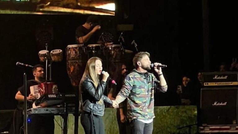 Mara Tamagnini fue la invitada del sexto show de La Konga en Buenos Aires.