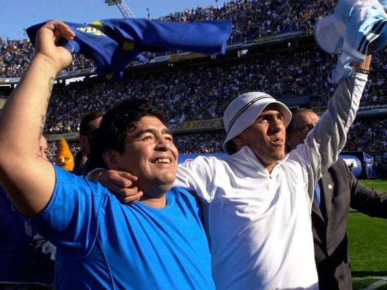 Maradona criticó a Carlitos Tevez y el Vasco Olarticoechea