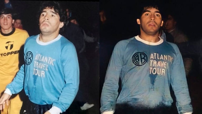 Maradona jugó un amistoso para Belgrano días después de ser campeón del mundo.