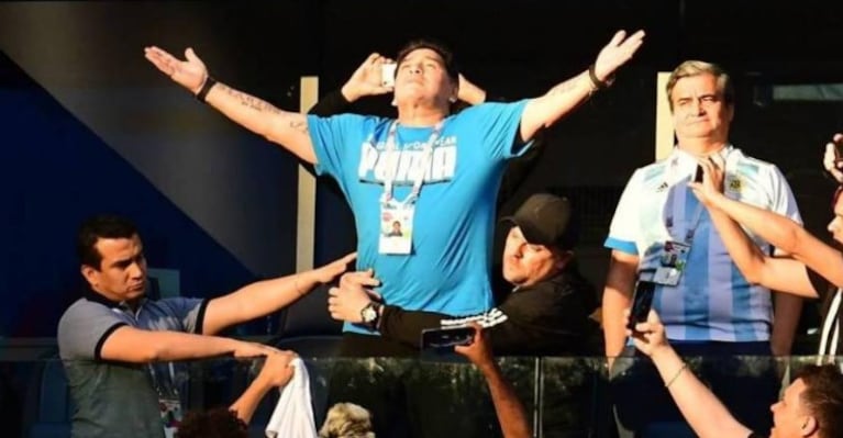 Maradona mejoró durante su internación en 1997, pero a la semana "desbarrancó".