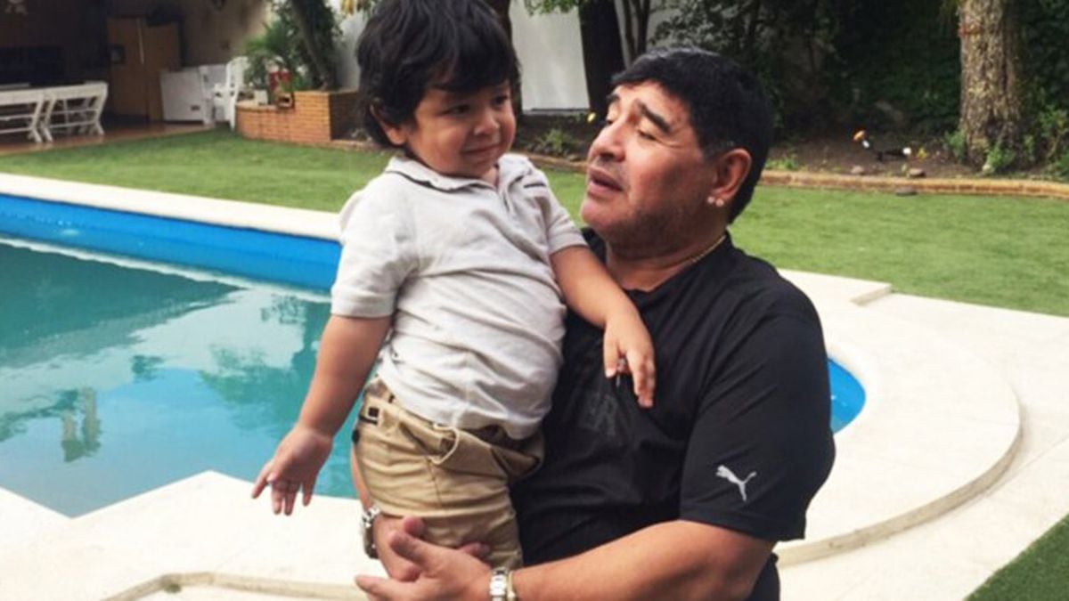 Maradona pidió que cuiden a su "ángel".