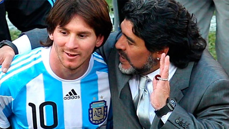 Maradona se pregunta si Messi es argentino o sueco.