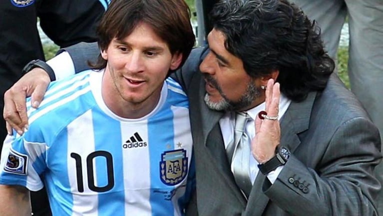 Maradona se refirió al video donde critica a Messi