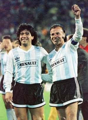 Maradona y Menem.