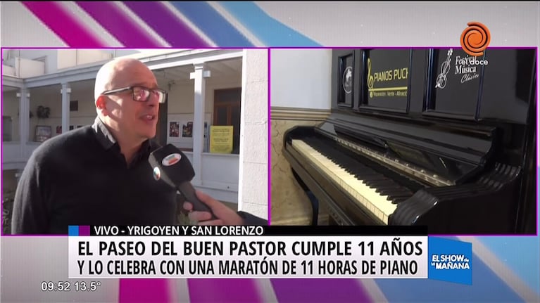 Maratón de piano en el Buen Pastor