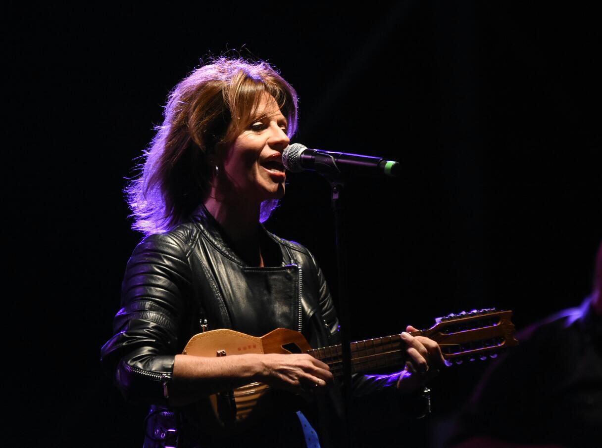 Marcela Moreno cantó en la apertura. Foto: Lucio Casalla / ElDoce.tv