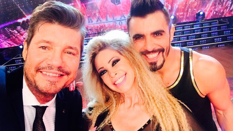 Marcelo, Fernanda Herrera y Fernando Bertona armaron un show.