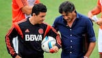 Marcelo Gallardo junto a Enzo Francescoli.