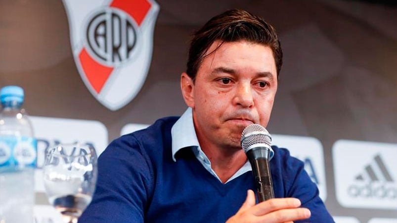 Marcelo Gallardo no ocultó su preocupación. 