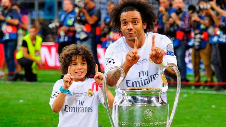 Marcelo y Enzo, dos cracks de Real Madrid.