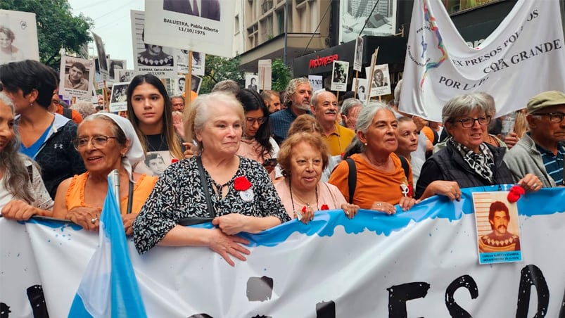 Marcha en Córdoba en el Día de la Memoria por la Verdad y la Justicia. Foto: Francisco Arias/El Doce.