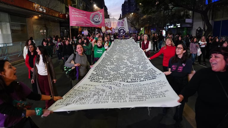 Marcha ni Una Menos en Córdoba 2025. 
