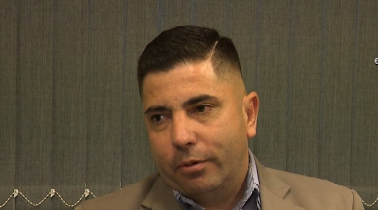 Marcos Arce, hijo de Miguel Ángel, quien desactivó el oficial que desactivó la bomba. (Captura: El Doce).