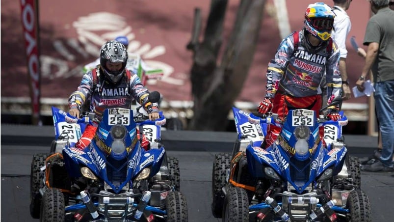 Marcos logró su tercer Dakar, escoltado por su hermano Alejandro.