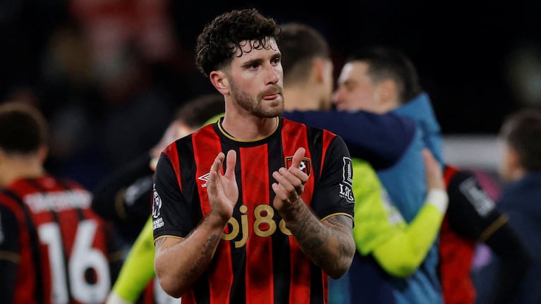 Marcos Senesi durante su paso por Bournemouth.