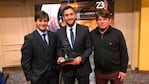 Marcos Villagra y Juan Pablo Lavisse recibieron los premios.