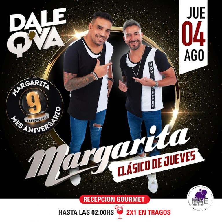 Margarita Disco cumple 9 años y lo celebra con tres bailazos