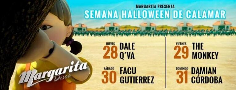 Margarita te propone un "Halloween de Calamar"