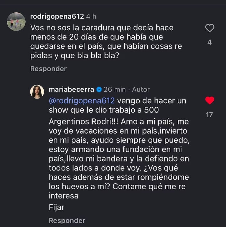 María Becerra estalló sin filtro contra los haters que criticaron sus vacaciones en Finlandia