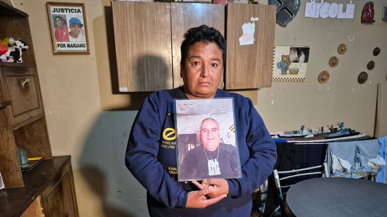 María Concepción lamentó el crimen de su marido y pidió justicia.