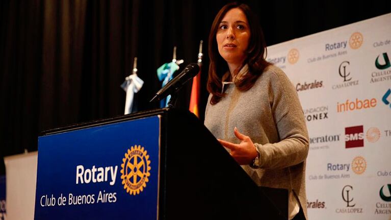 María Eugenia Vidal fue muy tajante con su respuesta.