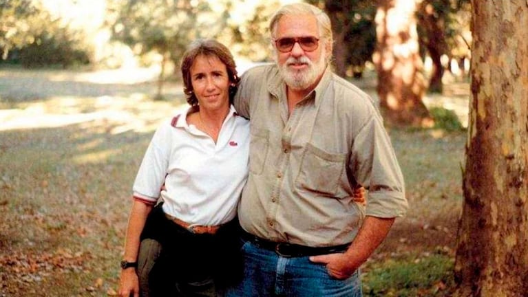 María Marta García Belsunce junto a Carlos Carrascosa.