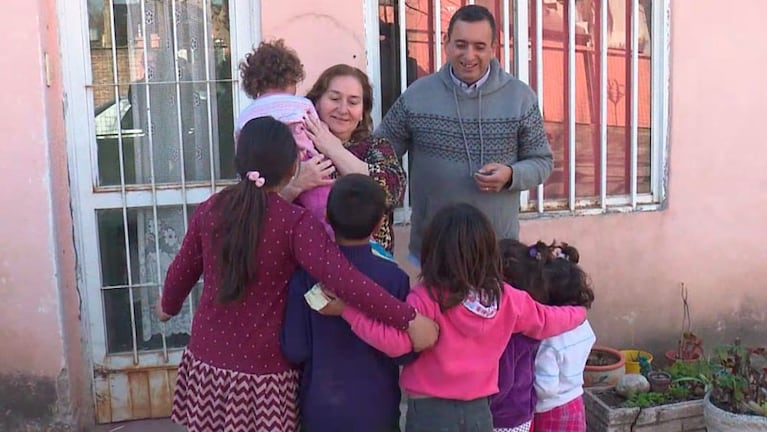 María Rosa y Guillermo formaron una gran familia del corazón.