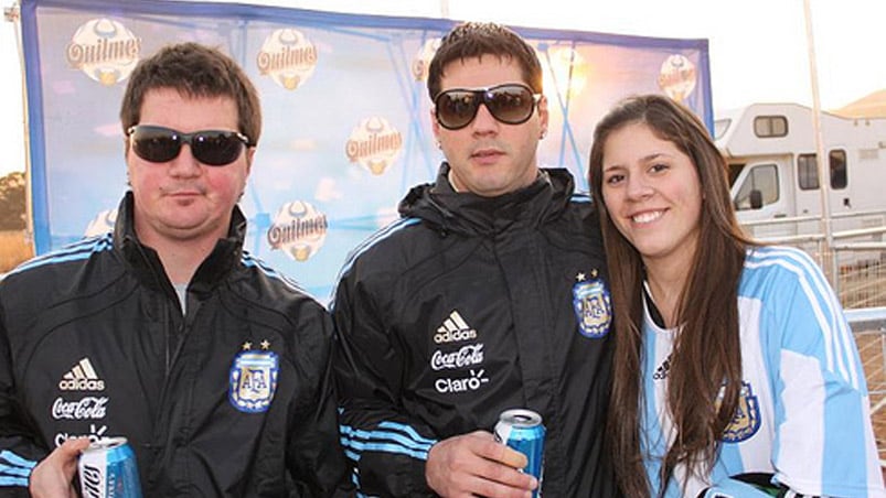 María Sol, junto a los otros hermanos de Lionel Messi.