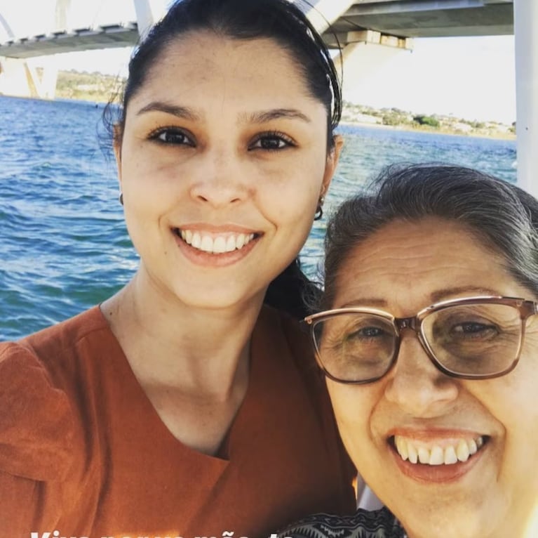 Maria Vilma estaba en Argentina para acompañar a su hija que estudia Medicina en la UBA.