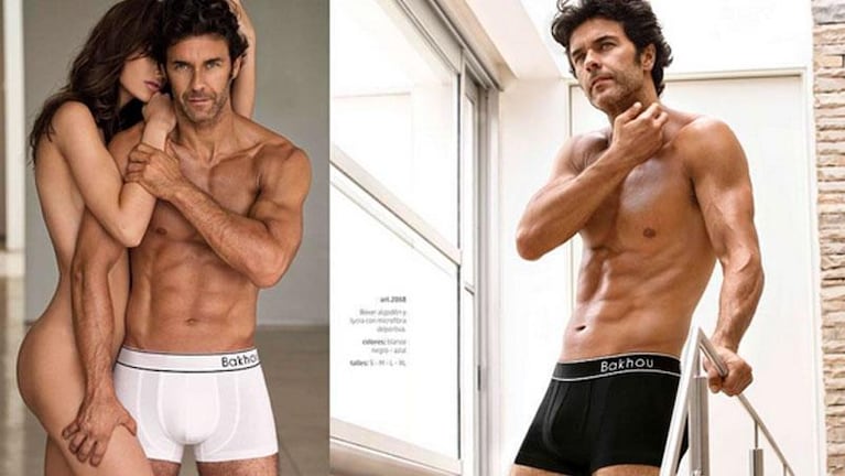 Mariano Martínez muy hot posó con una modelo desnuda