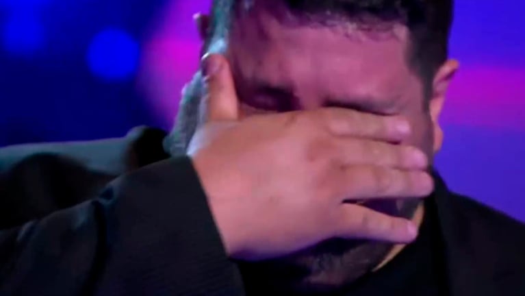 Mariano Rodríguez no pudo contener las lágrimas.