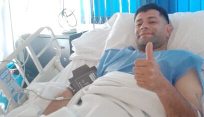 Mariano Roja ya fue operado en una clínica de Córdoba.