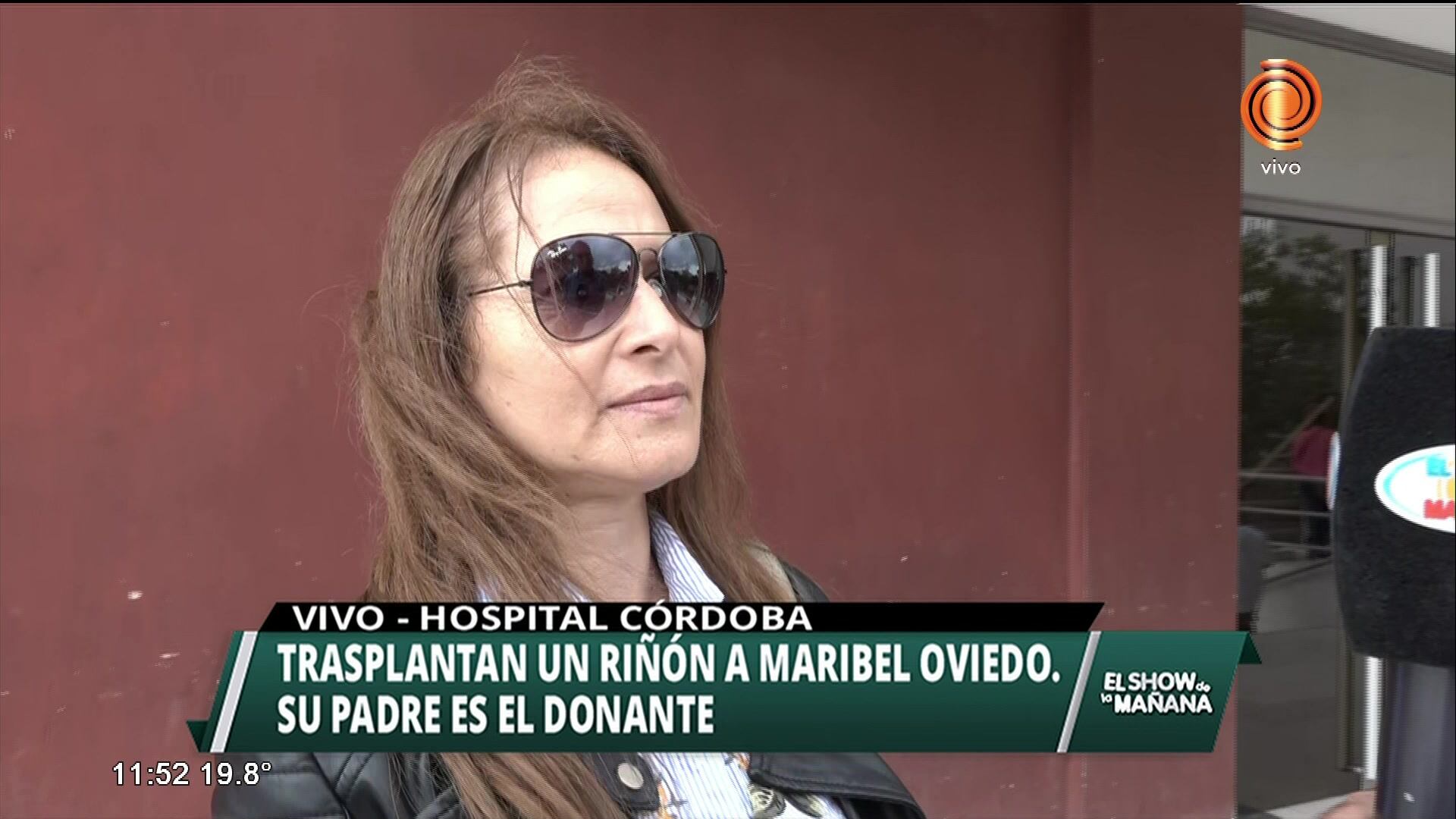 Maribel Oviedo recibirá el riñón de su padre