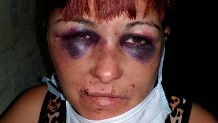 Mariela González se salvó gracias a su hijo.