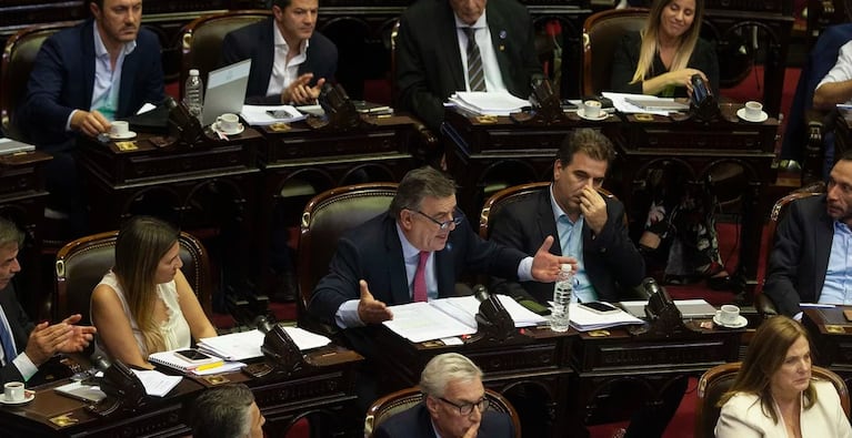 Mario Negri encabezó el rechazo del bloque de Juntos por el Cambio en Diputados.