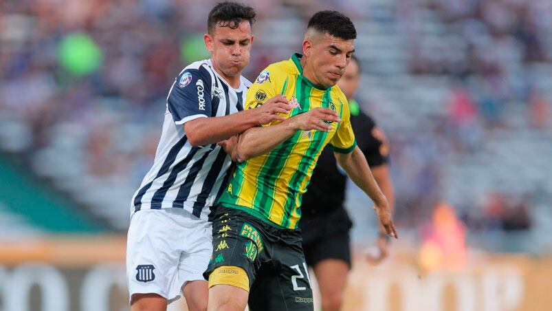 Maroni, el héroe del partido anterior, no pudo gravitar ante Aldosivi. Foto: Talleres.