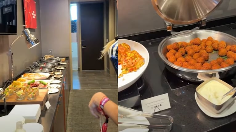 Marta Fort mostró el VIP del estadio de la semi: cómo es, cuánto sale y la comida que ofrecen