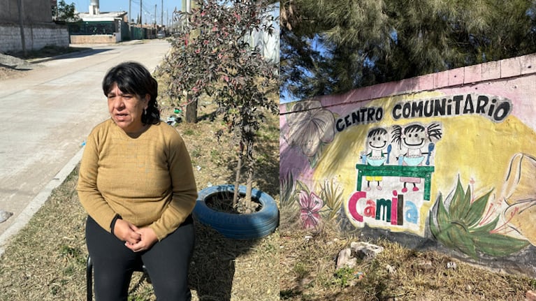Marta lleva adelante un centro comunitario en Ampliación Pueyrredón.