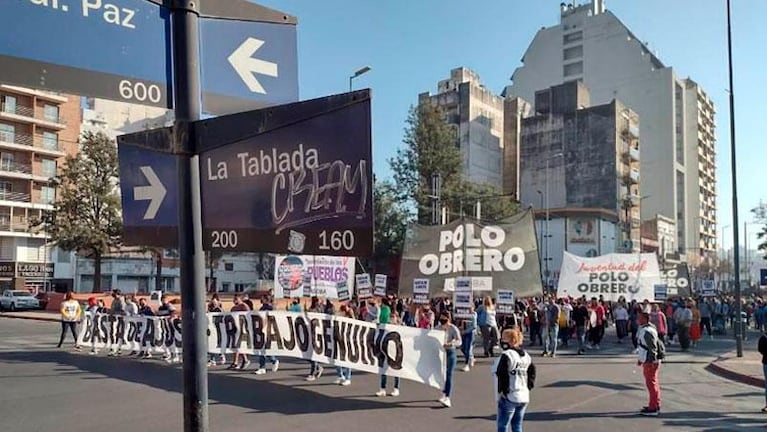 Martes con caos de tránsito en Córdoba: piqueteros marcharon por el centro