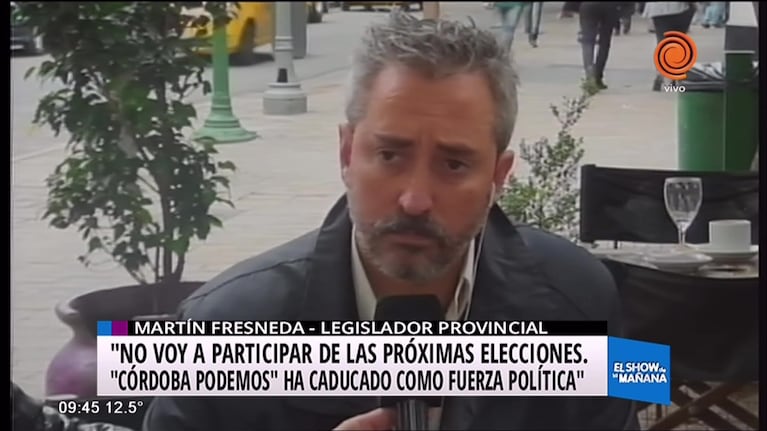 Martín Fresneda se aleja de Unidad Ciudadana